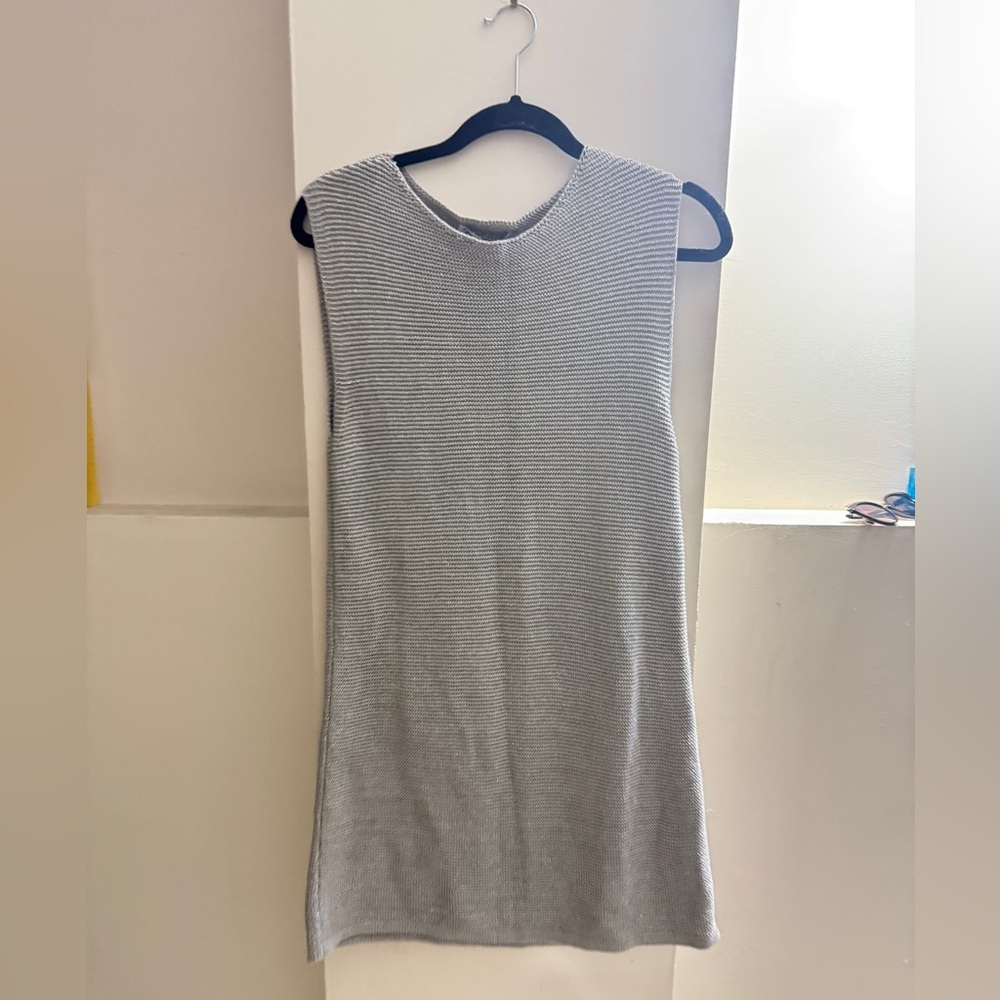 Zara Light Gray Knit Tunic